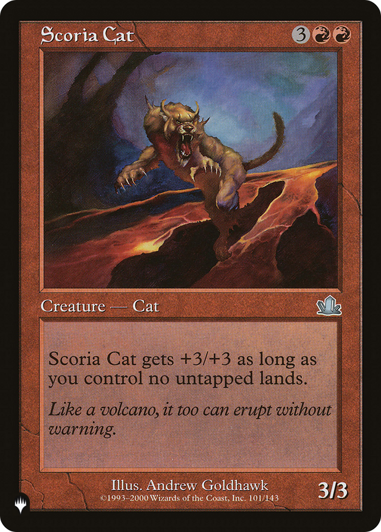 Scoria Cat [The List Reprints] | Chromatic Games