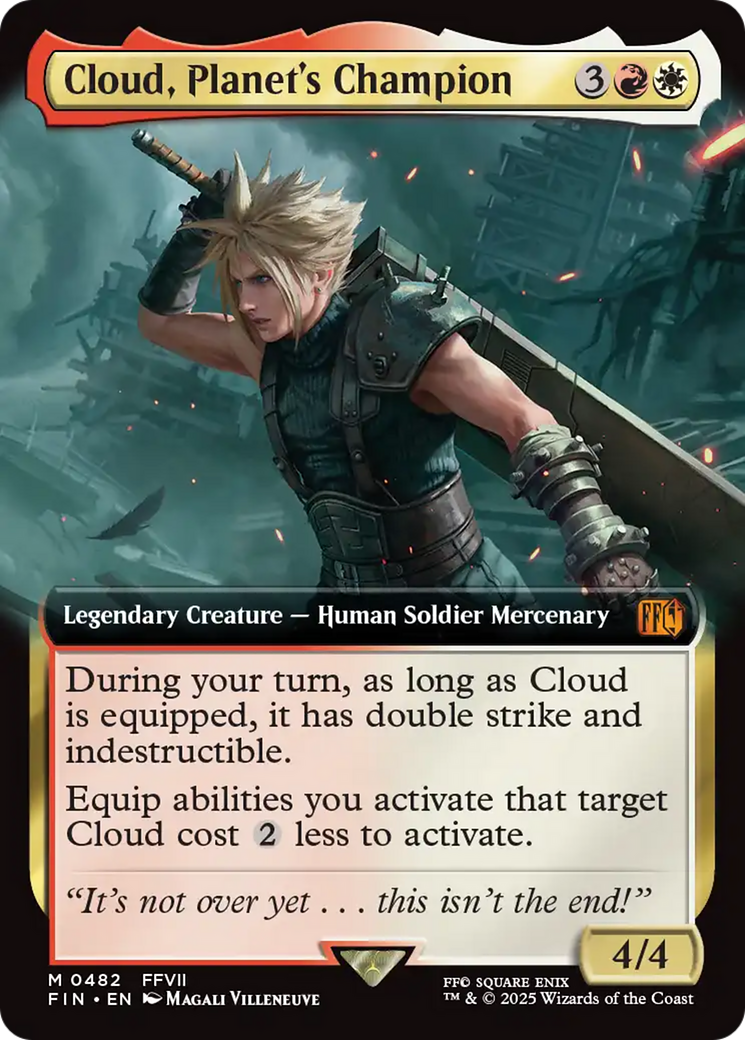 Cloud, Planet's Champion (Extended Art) [FINAL FANTASY] | Chromatic Games