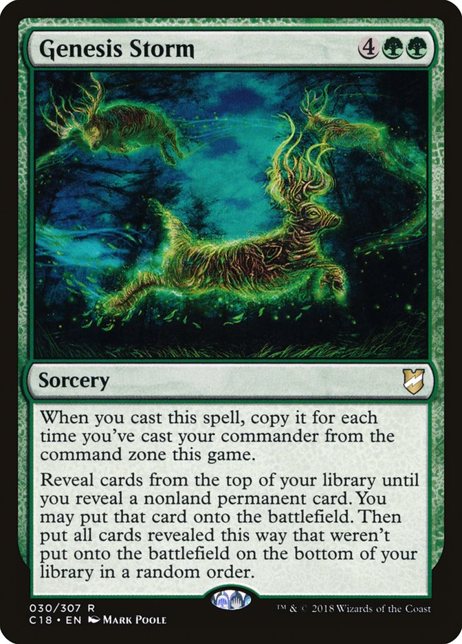 Genesis Storm 30 (Commander 2018)  | Chromatic Games