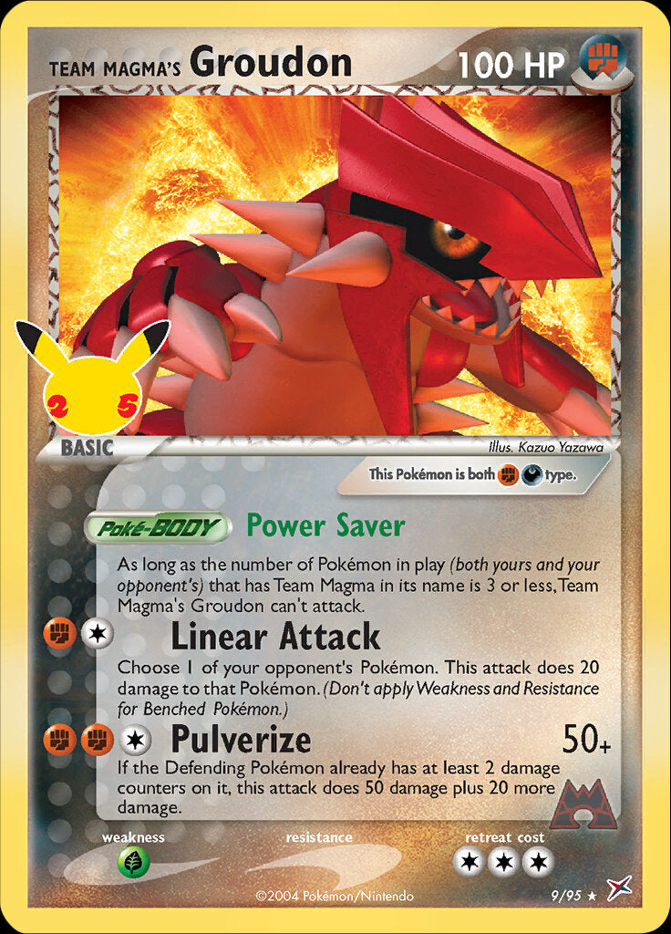 Team Magma's Groudon (9/95) [Celebrations: 25th Anniversary - Classic Collection] | Chromatic Games