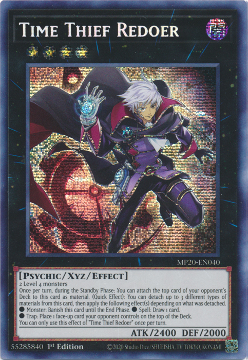 Time Thief Redoer [MP20-EN040] Prismatic Secret Rare | Chromatic Games