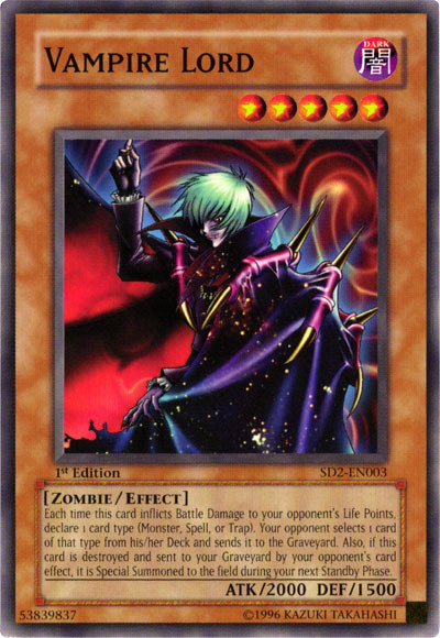 Vampire Lord [SD2-EN003] Common | Chromatic Games