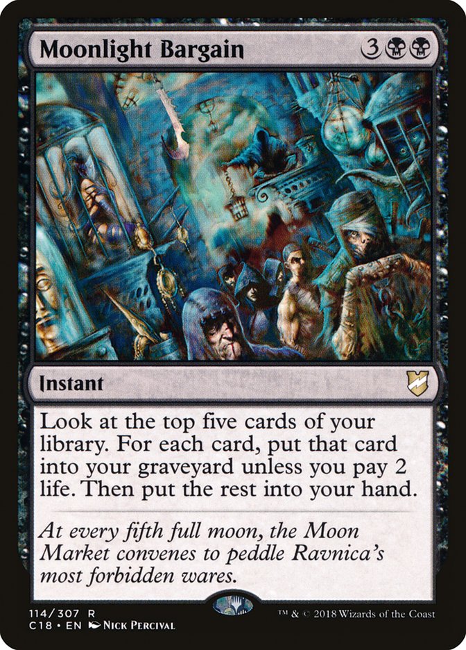Moonlight Bargain 114/307 (Commander 2018)  | Chromatic Games