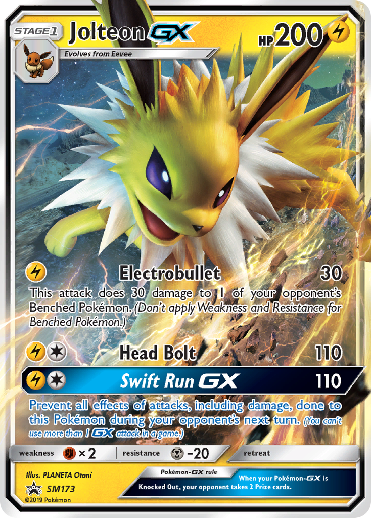 Jolteon GX (SM173) [Sun & Moon: Black Star Promos] | Chromatic Games