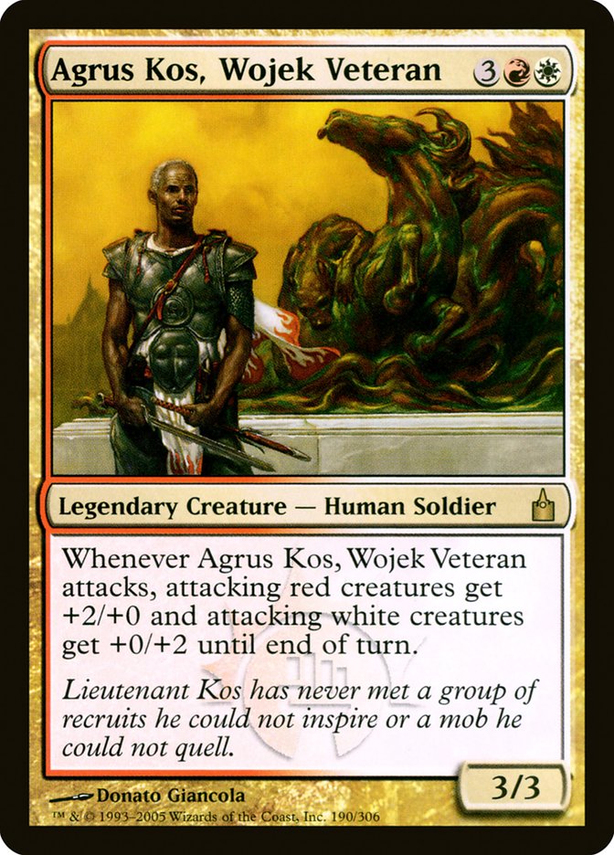 Agrus Kos, Wojek Veteran 190/306 (Ravnica: City of Guilds)  | Chromatic Games