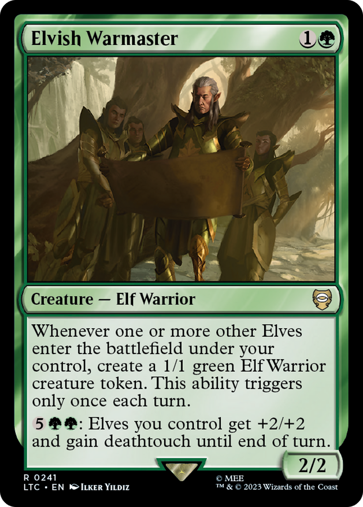 Elvish Warmaster [The Lord of the Rings: Tales of Middle-Earth Commander] | Chromatic Games