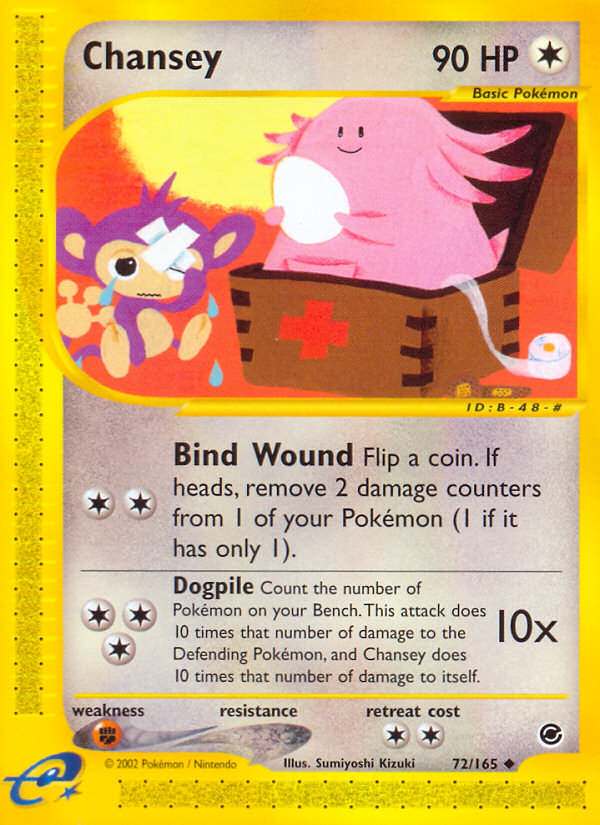 Chansey (72/165) [Expedition: Base Set] | Chromatic Games