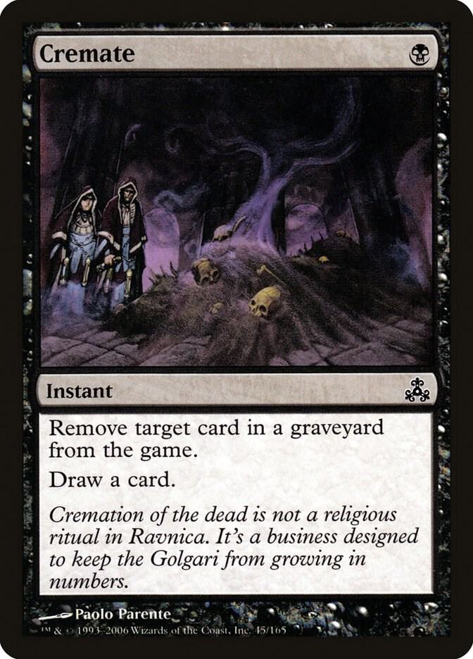 Cremate 45/165 (Guildpact)  | Chromatic Games