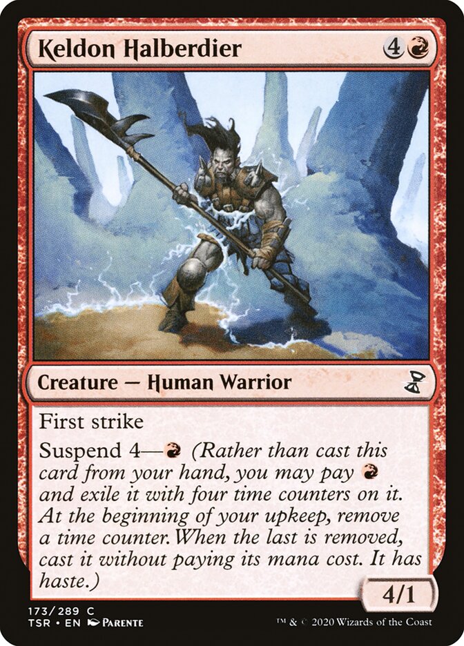 Keldon Halberdier 173/289 (Time Spiral: Remastered)  | Chromatic Games