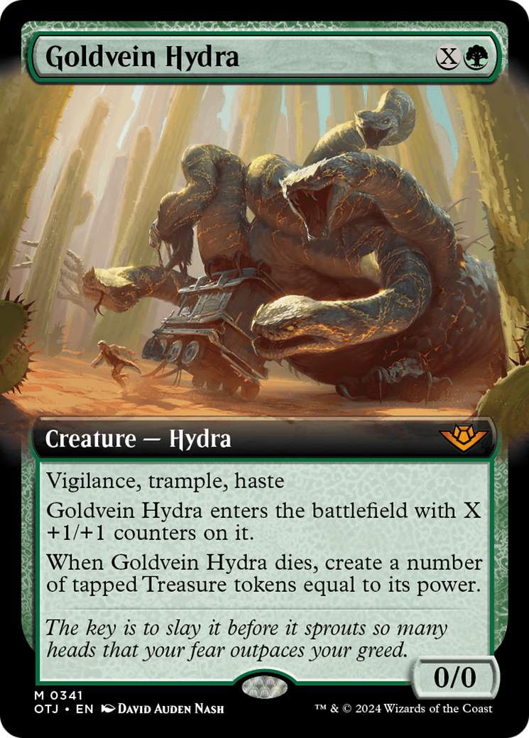 Goldvein Hydra (Extended Art) [Outlaws of Thunder Junction] | Chromatic Games