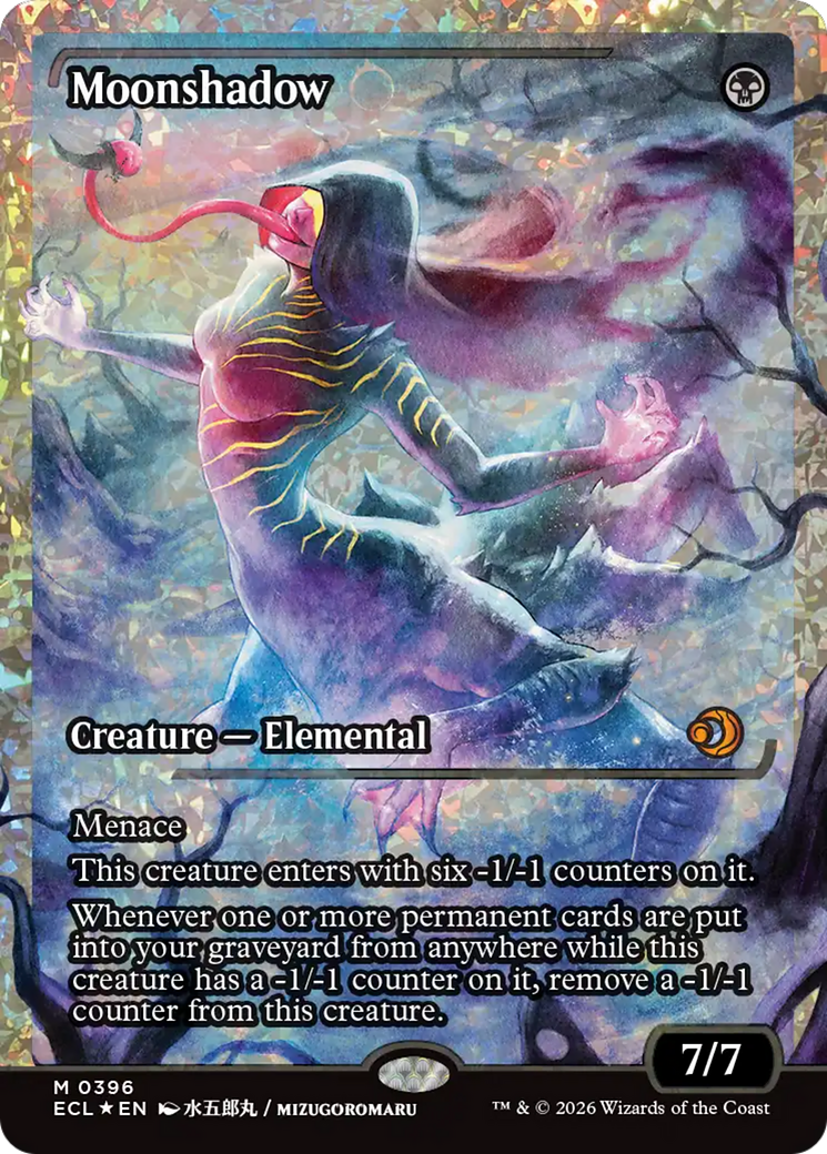 Moonshadow (0396) (Showcase) (Fracture Foil) [Lorwyn Eclipsed] | Chromatic Games
