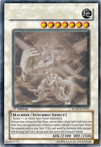 Power Tool Dragon [RGBT-EN042] Ultimate Rare | Chromatic Games