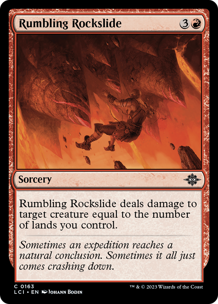 Rumbling Rockslide [The Lost Caverns of Ixalan] | Chromatic Games