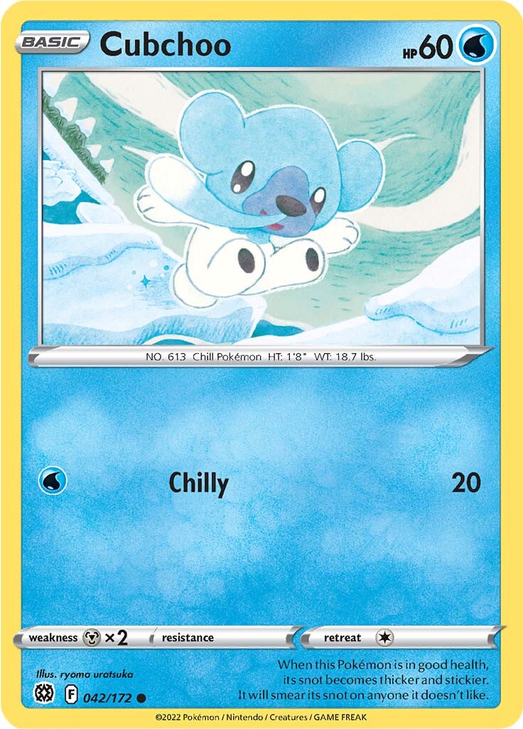 Cubchoo (042/172) [Sword & Shield: Brilliant Stars] | Chromatic Games