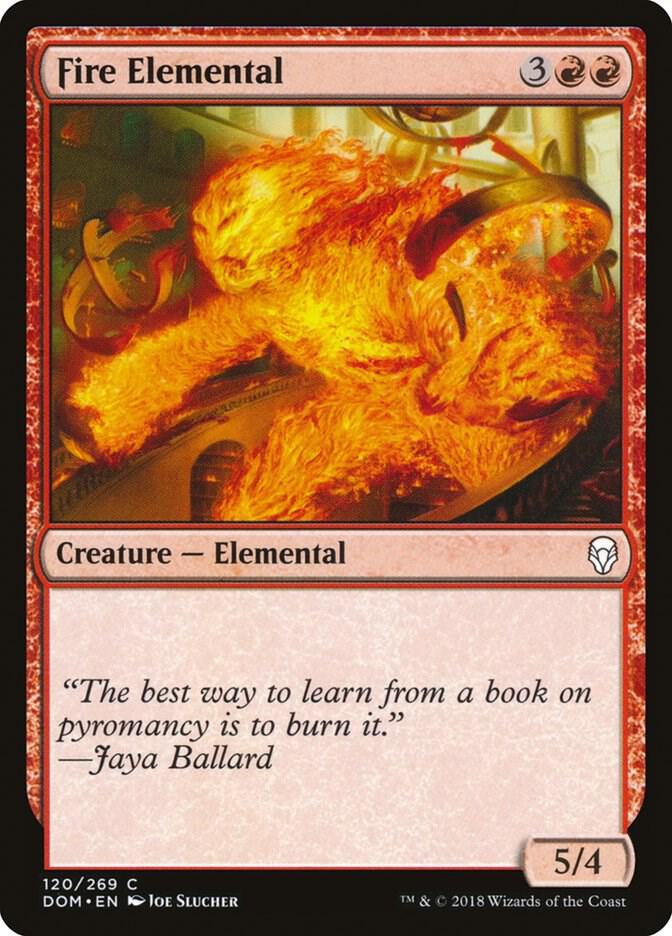 Fire Elemental 120/269 (Dominaria)  | Chromatic Games