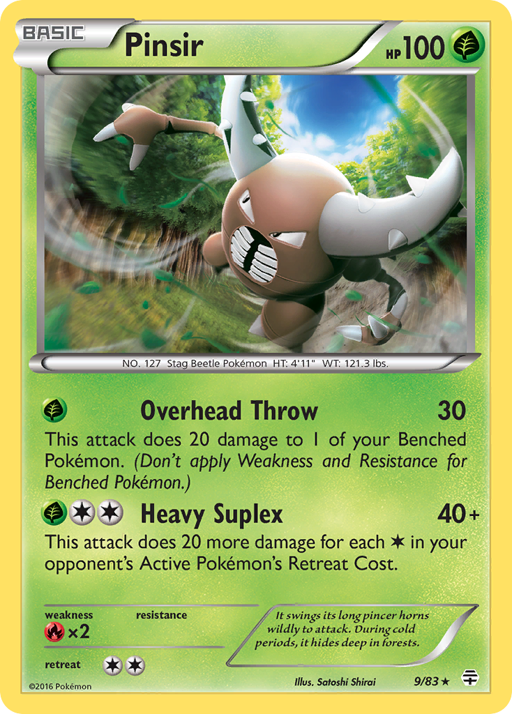 Pinsir (9/83) [XY: Generations] | Chromatic Games