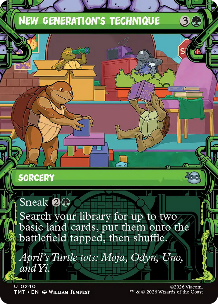 New Generation's Technique (Showcase) [Teenage Mutant Ninja Turtles] | Chromatic Games
