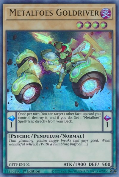 Metalfoes Goldriver [GFTP-EN102] Ultra Rare | Chromatic Games