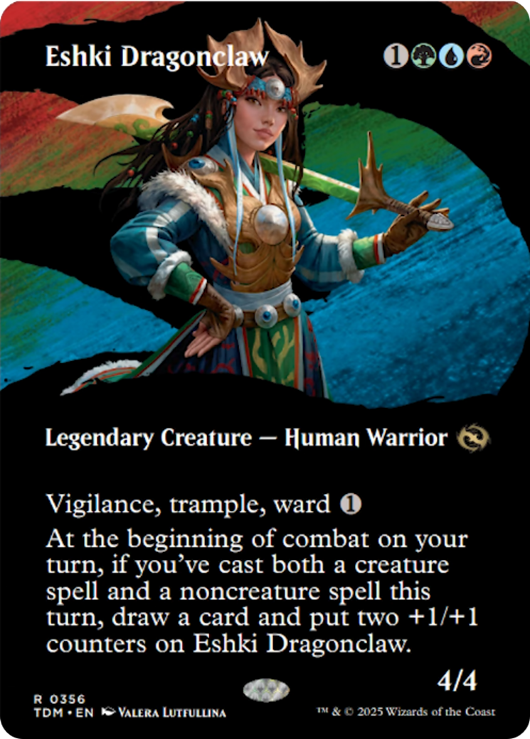 Eshki Dragonclaw (Borderless) [Tarkir: Dragonstorm] | Chromatic Games