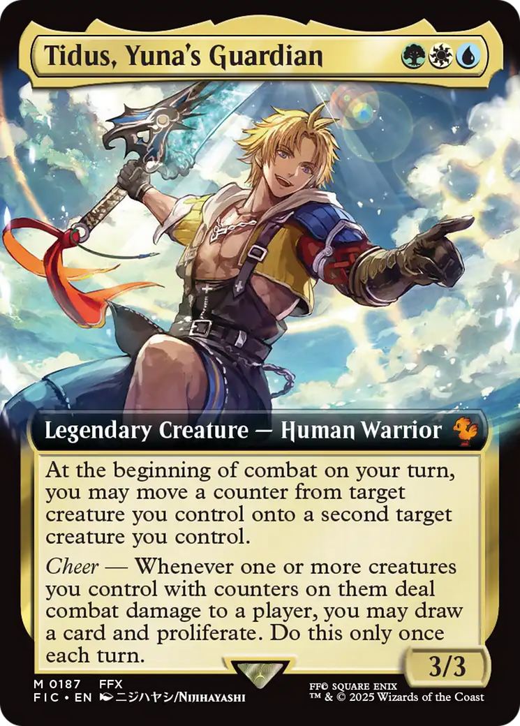 Tidus, Yuna's Guardian (Extended Art) [FINAL FANTASY Commander] | Chromatic Games