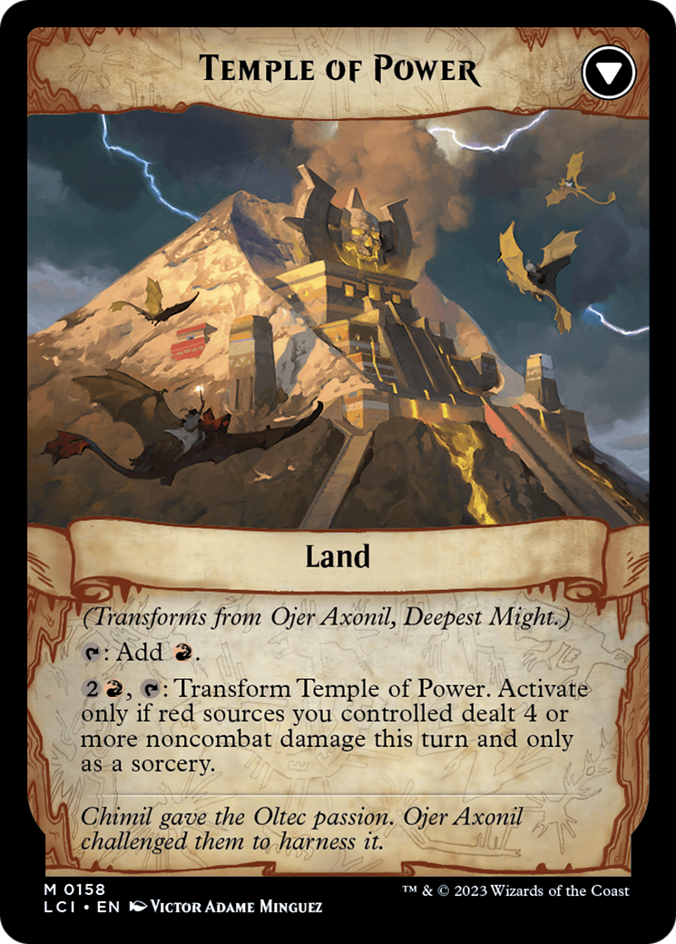 Ojer Axonil, Deepest Might // Temple of Power [The Lost Caverns of Ixalan] | Chromatic Games