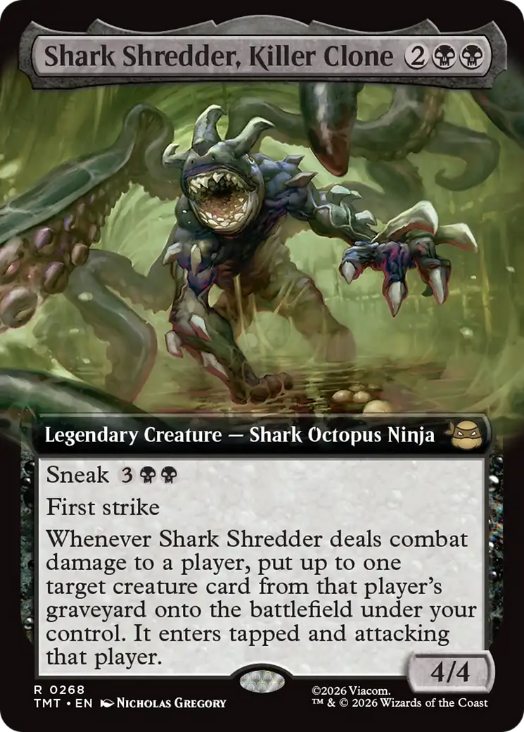 Shark Shredder, Killer Clone (Extended Art) [Teenage Mutant Ninja Turtles] | Chromatic Games