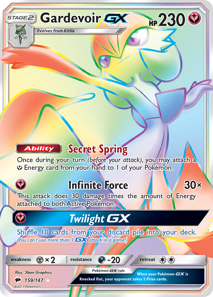 Gardevoir GX (159/147) [Sun & Moon: Burning Shadows] | Chromatic Games