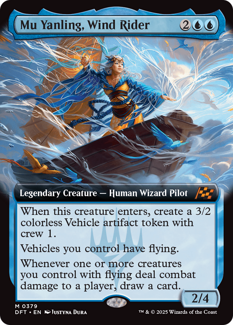 Mu Yanling, Wind Rider (Extended Art) [Aetherdrift] | Chromatic Games