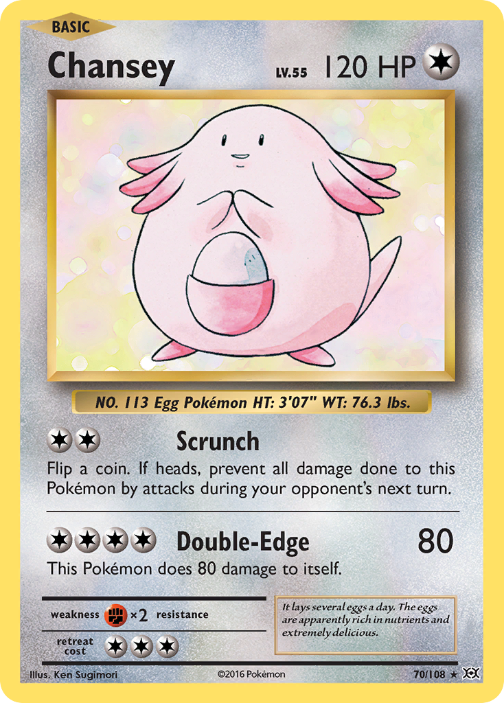 Chansey (70/108) [XY: Evolutions] | Chromatic Games