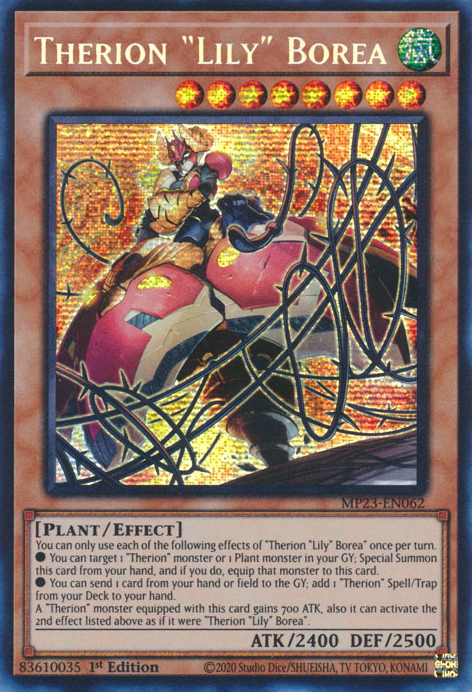 Therion "Lily" Borea [MP23-EN062] Prismatic Secret Rare | Chromatic Games