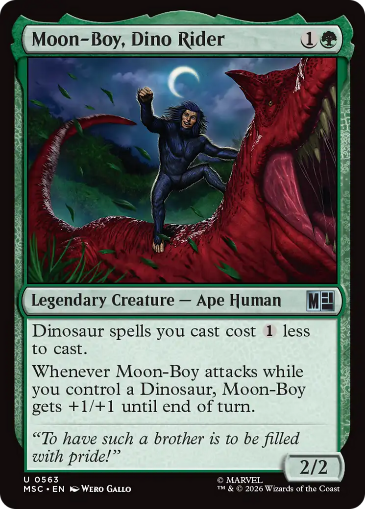 Moon-Boy, Dino Rider [Marvel Super Heroes Commander] | Chromatic Games