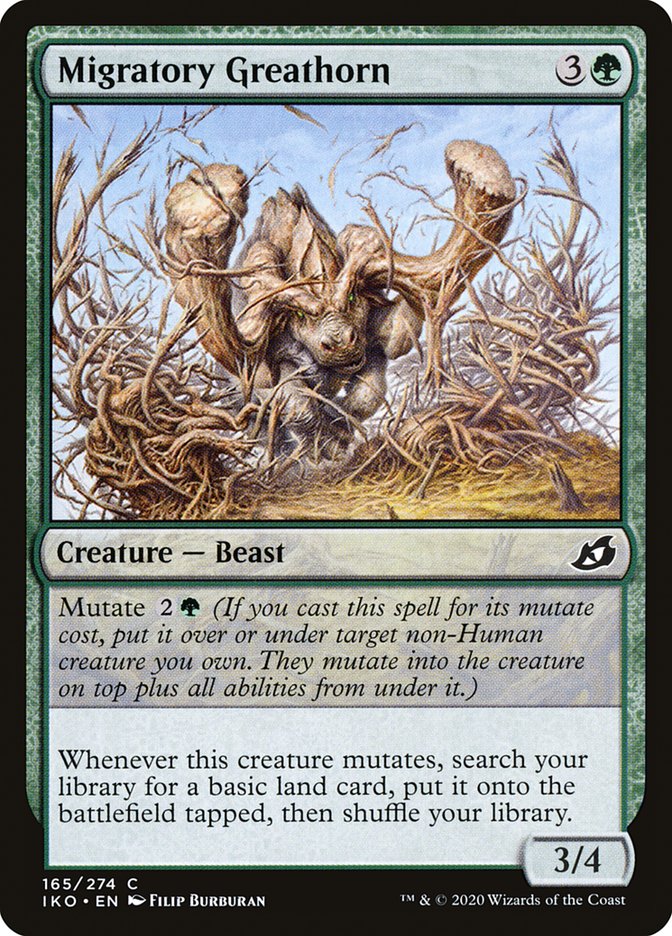 Migratory Greathorn 165/274 (Ikoria: Lair of Behemoths)  | Chromatic Games