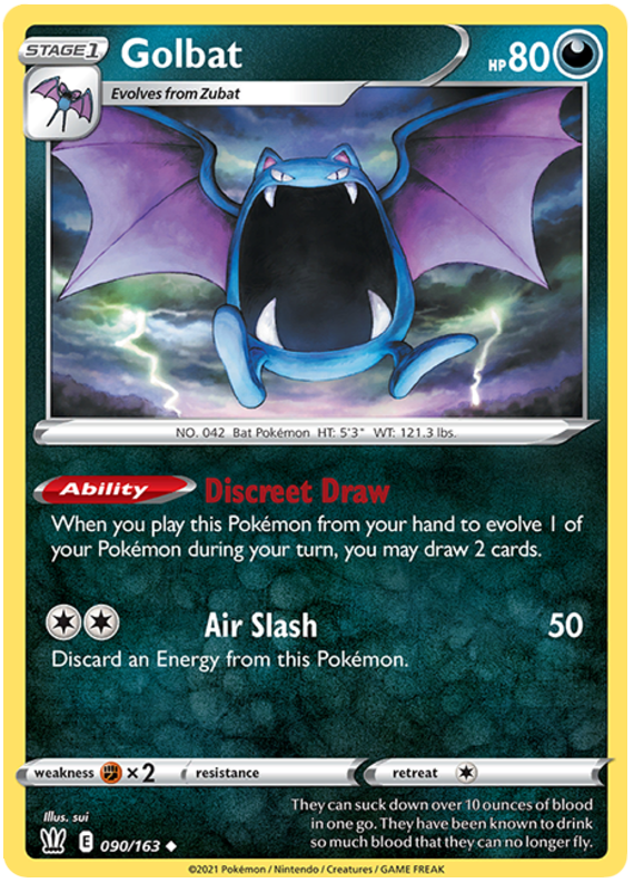 Golbat (090/163) [Sword & Shield: Battle Styles] | Chromatic Games