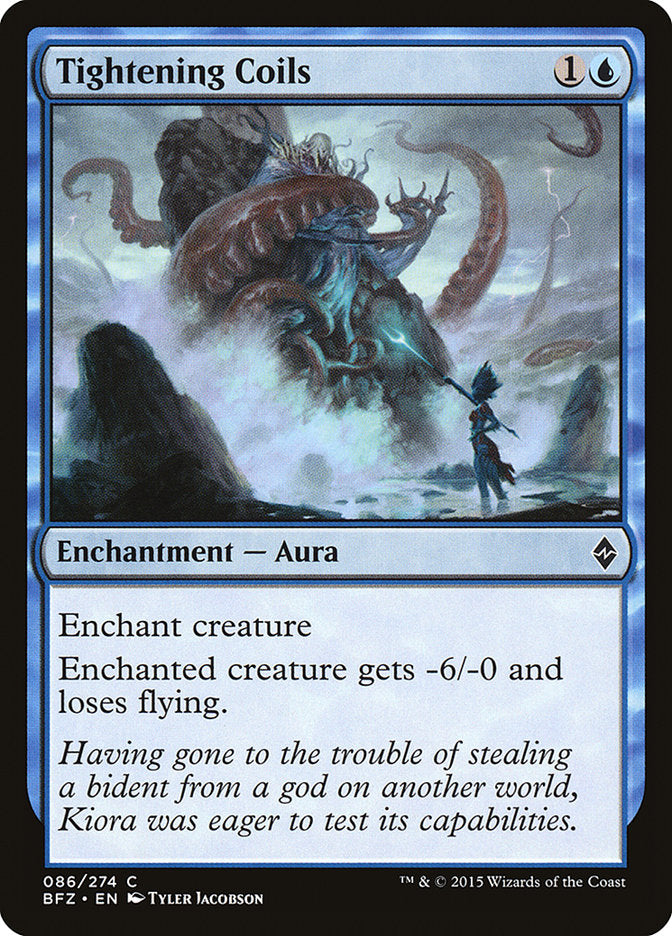 Tightening Coils 86/274 (Battle for Zendikar)  | Chromatic Games