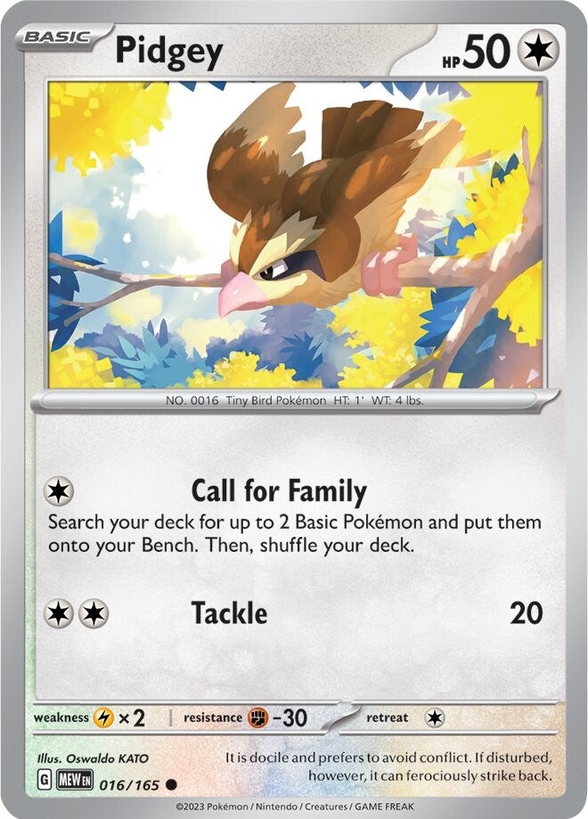 Pidgey (016/165) [Scarlet & Violet: 151] | Chromatic Games