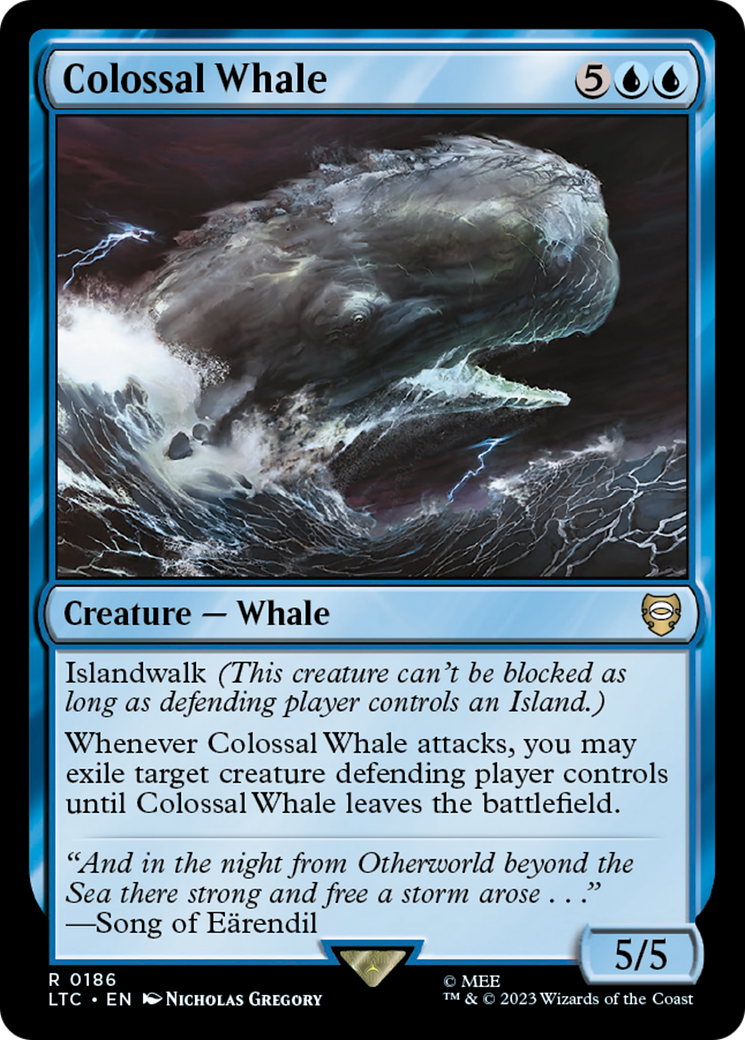 Colossal Whale [The Lord of the Rings: Tales of Middle-Earth Commander] | Chromatic Games