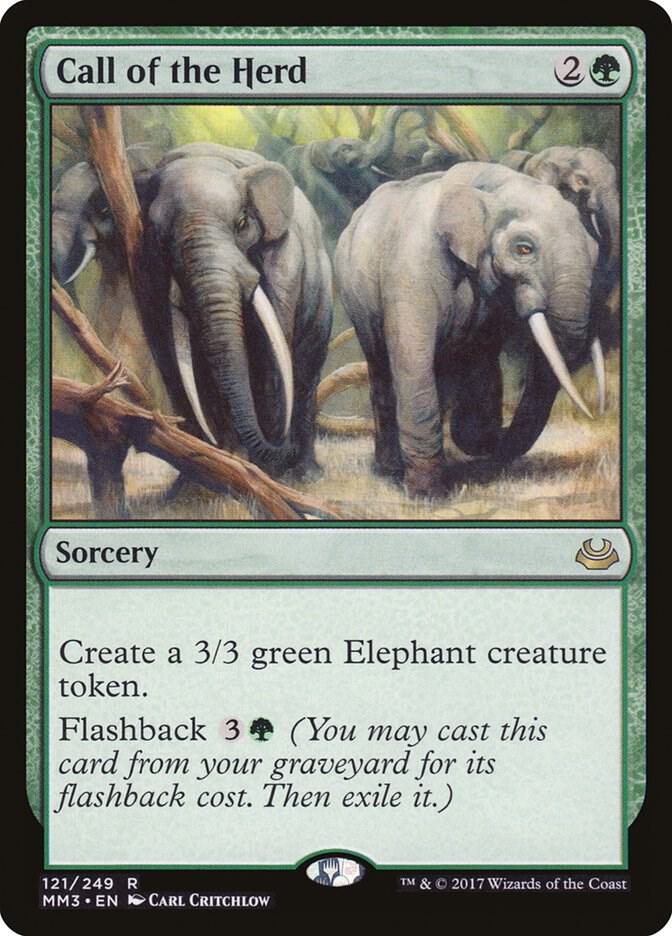 Call of the Herd 121/249 (Modern Masters 2017)  - Foil | Chromatic Games