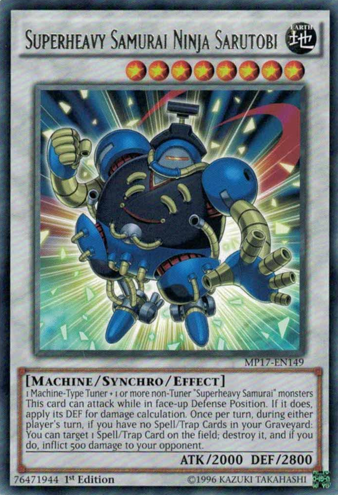 Superheavy Samurai Ninja Sarutobi [MP17-EN149] Rare | Chromatic Games