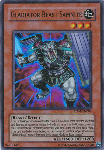 Gladiator Beast Samnite [TU01-EN004] Super Rare | Chromatic Games