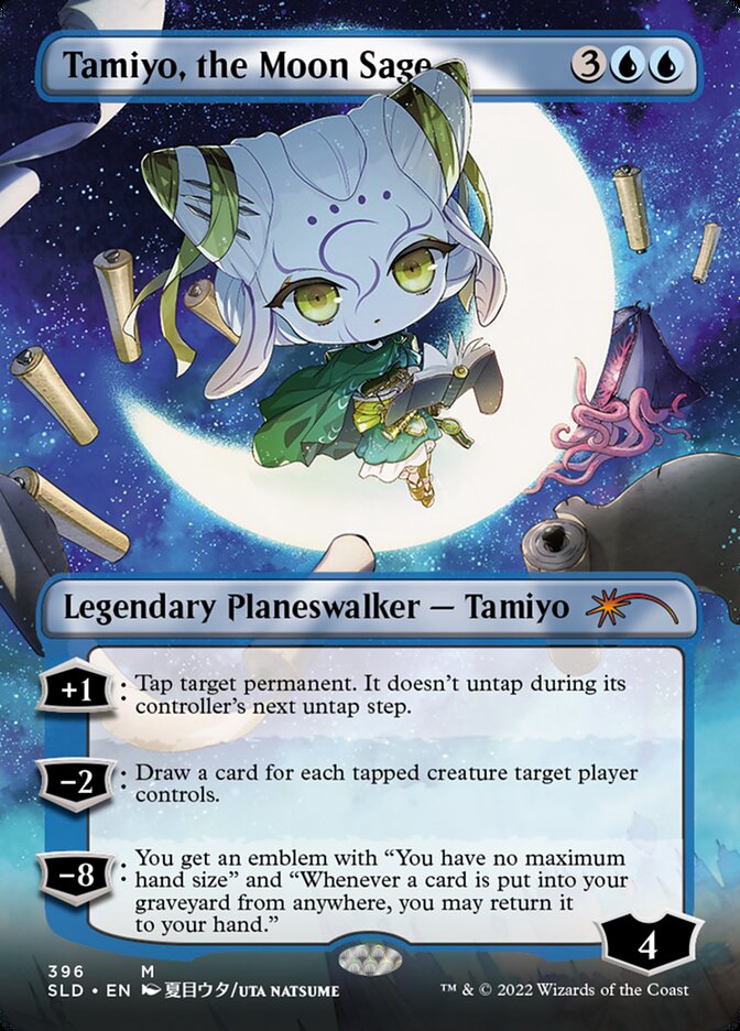 Tamiyo, the Moon Sage (Borderless) [Secret Lair Drop Series] | Chromatic Games