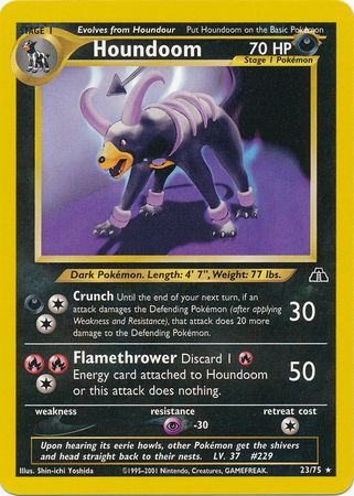 Houndoom (23/75) [Neo Discovery Unlimited] | Chromatic Games