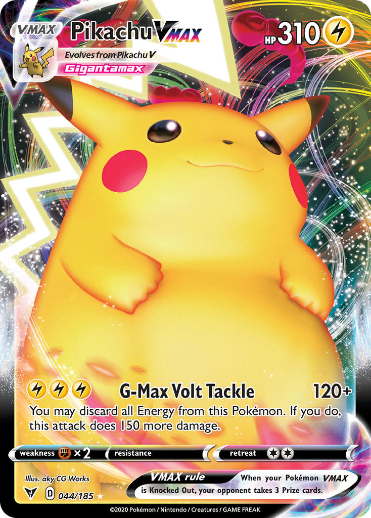 Pikachu VMAX (044/185) [Sword & Shield: Vivid Voltage] | Chromatic Games