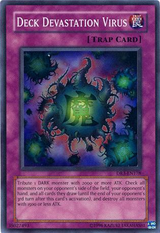 Deck Devastation Virus [DR3-EN178] Super Rare | Chromatic Games