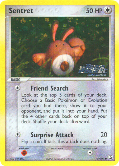 Sentret (75/109) (Stamped) [EX: Team Rocket Returns] | Chromatic Games