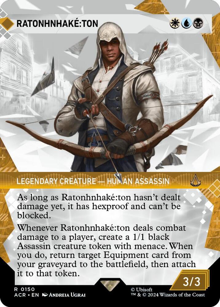 Ratonhnhaké:ton 150/110 (Universes Beyond: Assassin's Creed)  - Showcase | Chromatic Games
