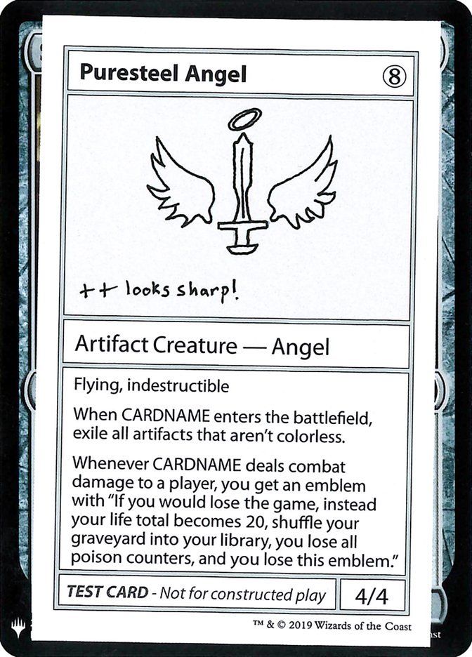 Puresteel Angel [Mystery Booster Playtest Cards] | Chromatic Games