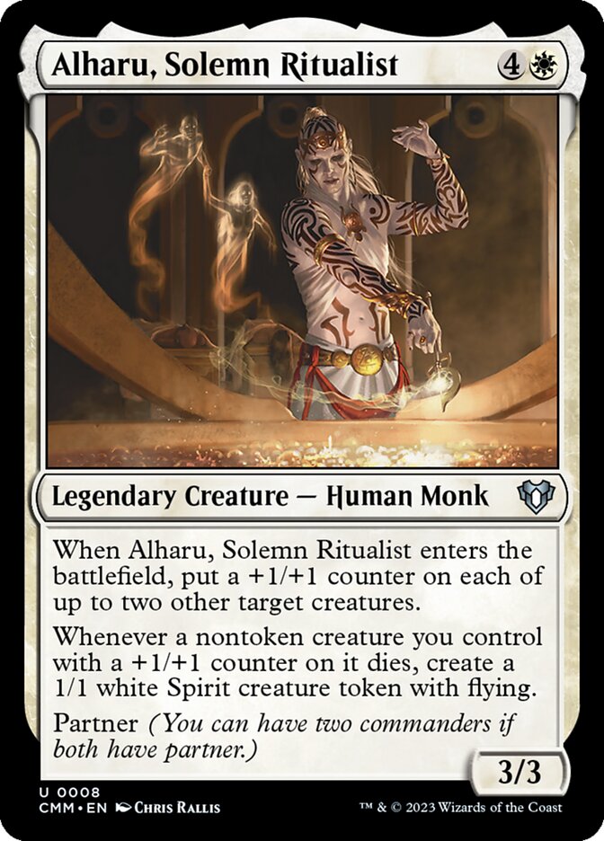 Alharu, Solemn Ritualist 8/451 (Commander Masters)  | Chromatic Games