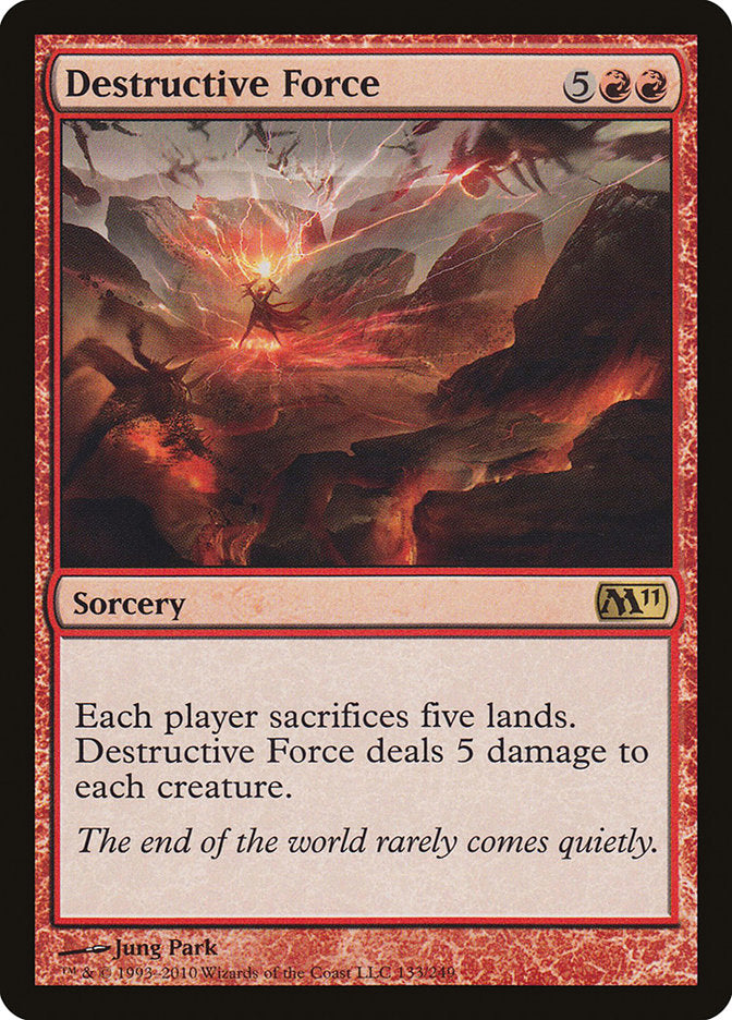 Destructive Force 133/249 (Magic 2011 (M11))  | Chromatic Games