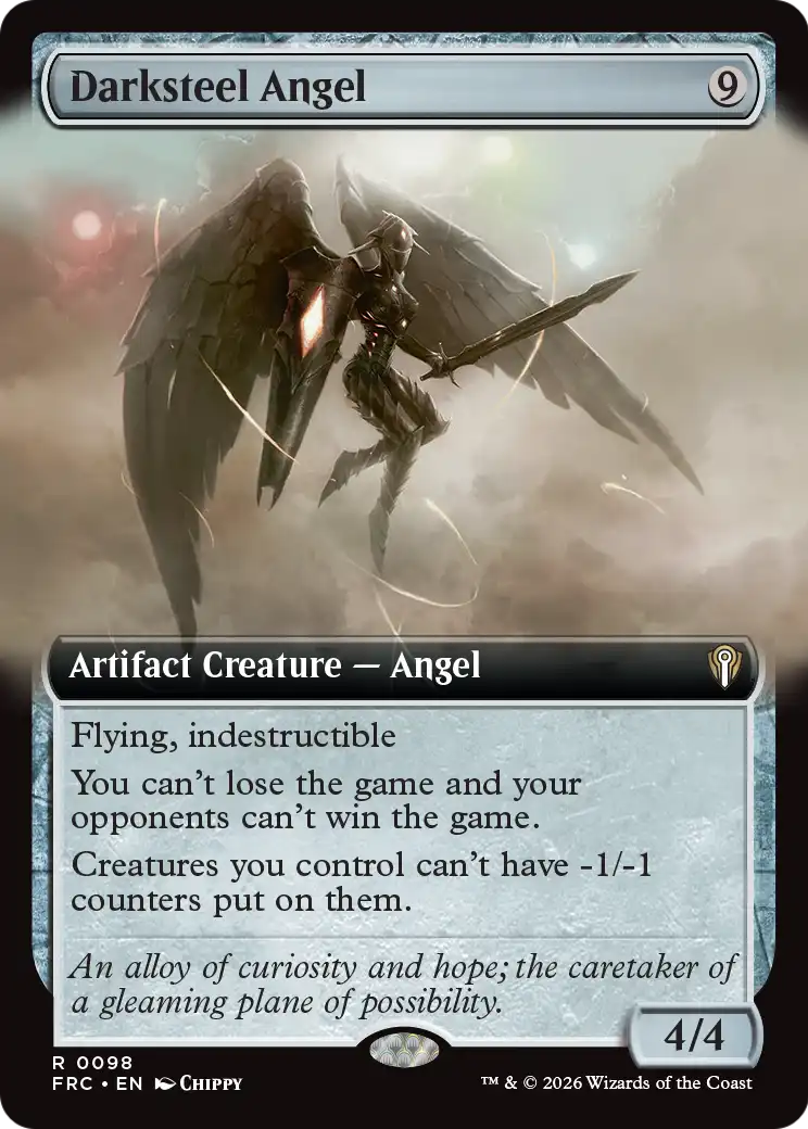 Darksteel Angel (Extended Art) [Star Trek Commander] | Chromatic Games