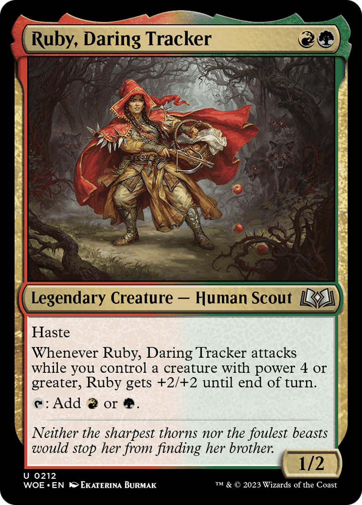 Ruby, Daring Tracker [Wilds of Eldraine] | Chromatic Games